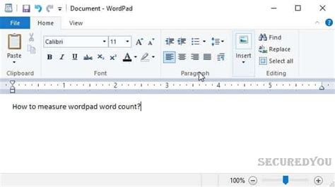 Comment Vérifier Le Nombre De Mots De Microsoft Wordpad 4 Méthodes De