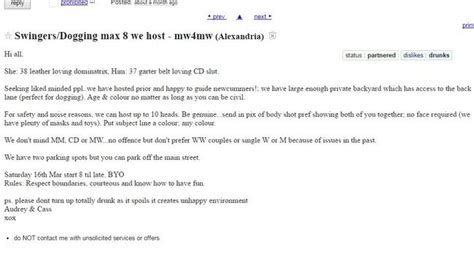 Craigslist Personals Being Used To Advertise Hooking Up For Sex In