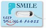 Dental Floss Business Cards