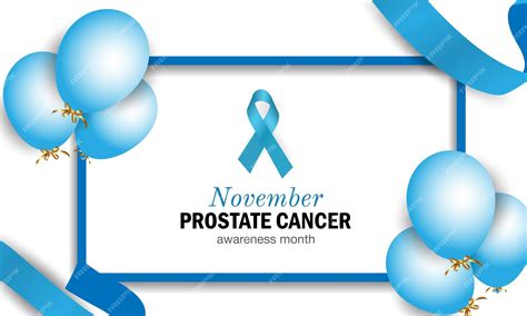 Premium Vector Prostate Cancer Awareness Month Illustration