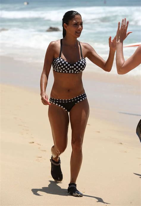 Nicole Scherzinger In Bikini At Oakley Beach Hawtcelebs