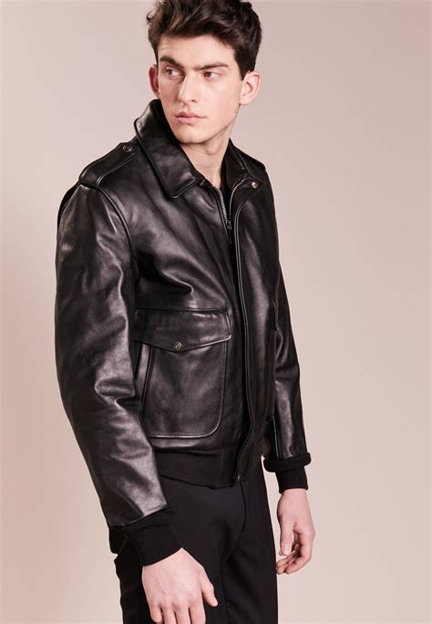 Schott Made In Usa Leather Jacket Black Uk
