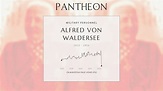 Alfred von Waldersee Biography - German field marshal | Pantheon