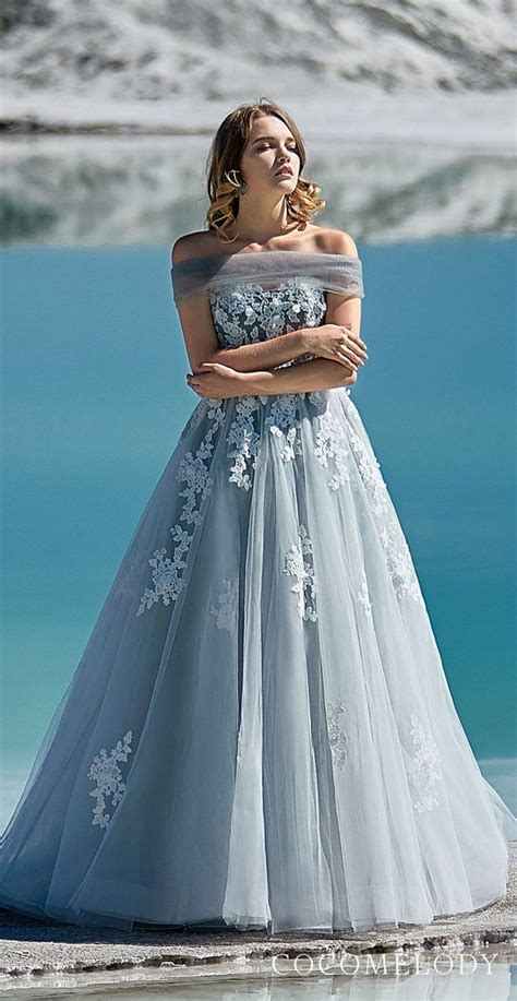 For The Modern Bride Colored Wedding Dresses By Cocomelody Colored
