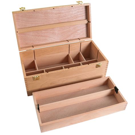 Buy Us Art Supply Artist Wood Pastel Pen Marker Storage Box With