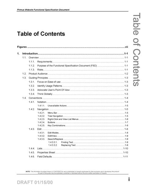 Format Manual Table Of Contents Word Lasopaassociates