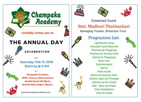 Annual Day Champaka Academy A Montessori Preschool With An Indian Soul