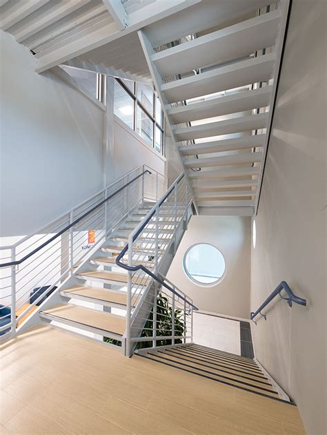 Nosing for concrete or pan filled stairs, aluminum alloy, bronze, nickel bronze, and iron. Lapeyre Stair - Steel Welded Stairs