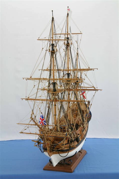 Ship Model English East Indiaman Prince Of Wales Of 1740 Model Ships
