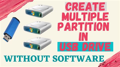 How To Create Multiple Partition In Usb Or External Hard Disk Youtube