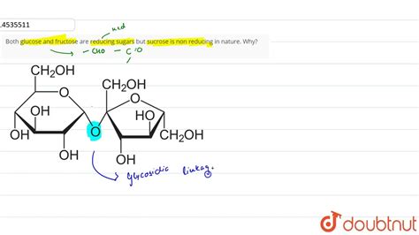 Both Glucose And Fructose Are Reducing Sugars But Sucrose