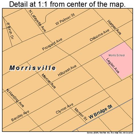 Morrisville Pennsylvania Street Map 4251144