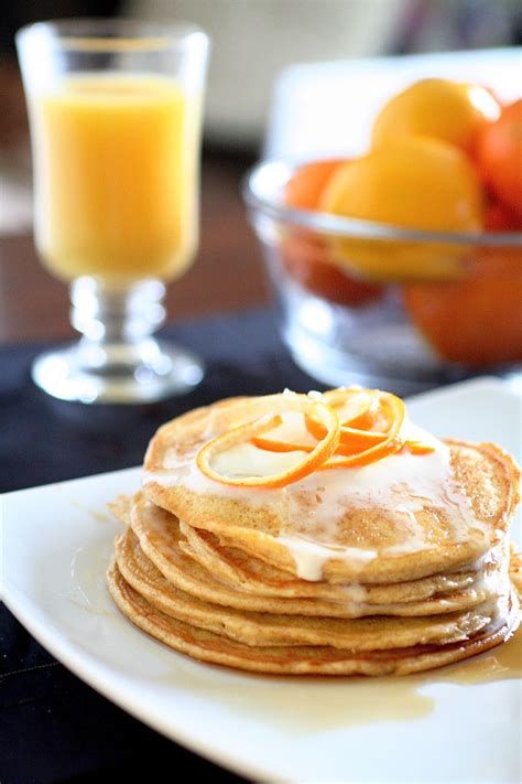 Orange Cloud Pancakes Yummy Breakfast Food Indulgent Food