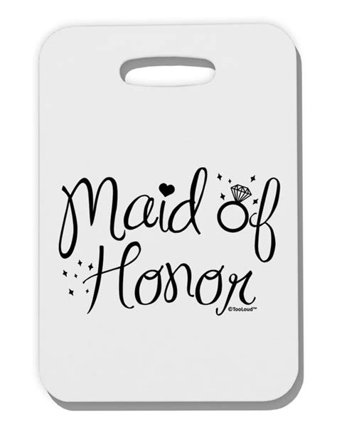maid of honor diamond ring design thick plastic luggage tag davson sales