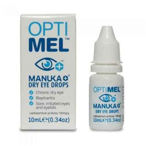 Optimel Manuka Dry Eye Drops 10ml Helps Dry Blepharitis Sore Eyes Ebay