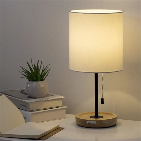 Shop for nightstand lamps for bedroom online at target. HAITRAL Bedside Table Lamp - Modern Nightstand Lamps with ...