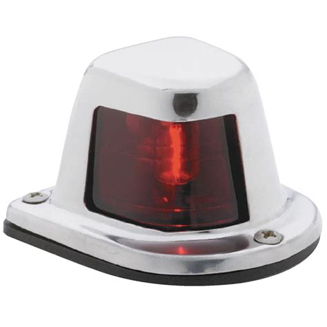 Attwood Side Lights Deck Mount Stainless Steel Red 66319r7 The Home