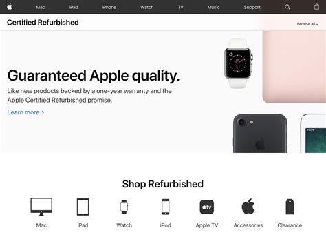 Apple Refreshes Online Refurb Store Design Still No Iphones Available
