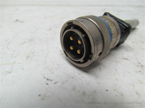 Amphenol Deutsch Ms3476l14 4p 4 Pin Male Connector Whousing And Wire