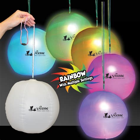 Light Up Inflatable Led Beach Ball Decoration Lighted Balls Pens