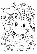 Coloring Pages Unicorn Kids Animal Bojanke Cute Cuties Colorear Lot Para Sweets Dibujos Colouring Old Preschool Sheets Printables раскраски Color sketch template