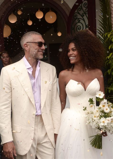 Model Tina Kunakey And Actor Vincent Cassel Are Married In France