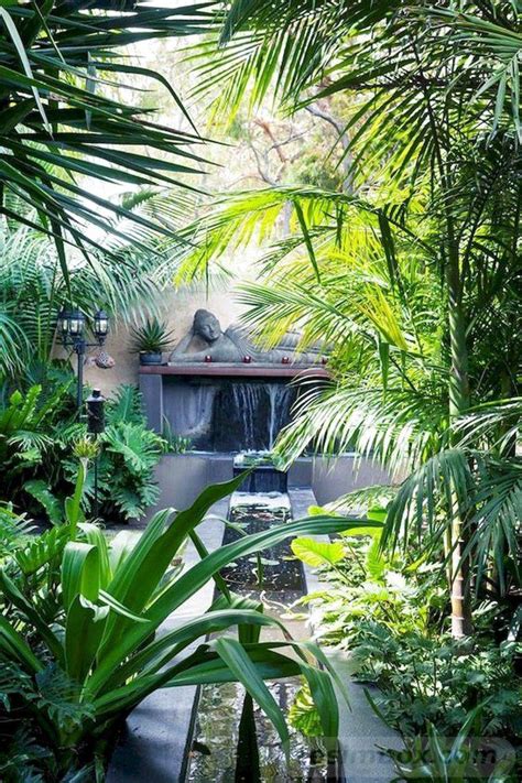 29 Most Beautiful Tropical Style Garden Design Ideas Pictures