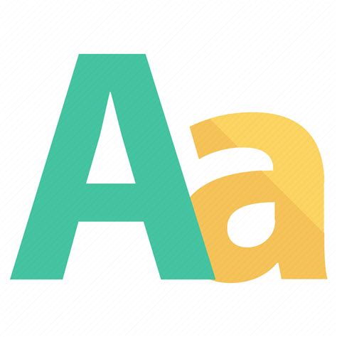 Aa Alphabet Creative Design Font Grid Image Icon Download On