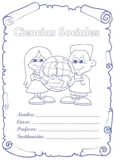 Carátula De Ciencias Sociales Caratulas De Ciencias Modelos De