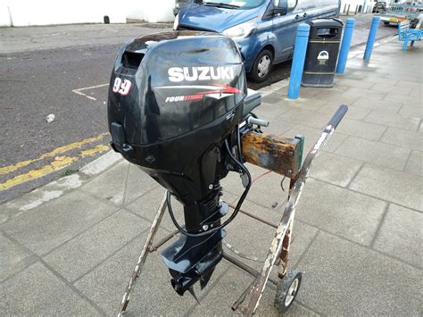 Fairly Used Suzuki Four Stroke 99hp Electric Start Outboard Motor Dt9
