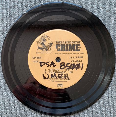 No Artist Take A Bite Out Of Crime Vinyl Discogs