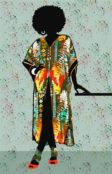African Women Fashion 1 Digital Art By James Mingo