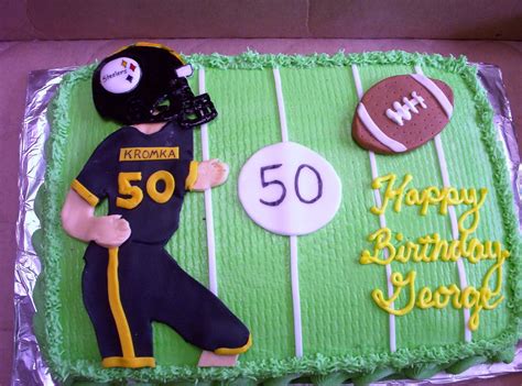 Cake mix, chocolate, candy melts & drip. Pittsburgh Steelers cake - This is a 9x13 sheet cake iced ...
