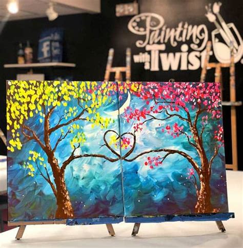 Painting With A Twist How A Sip And Paint Studio Inspires Creativity
