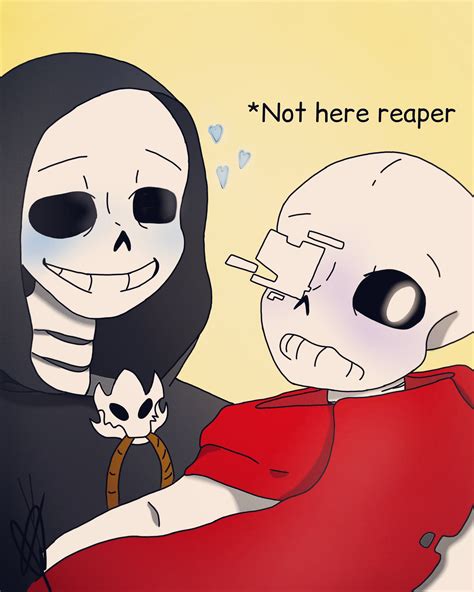 some reaper x geno art for you guys 👌 took some time so enjoy please d》 undertale