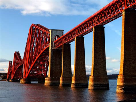 The Forth Bridge Which Spans The Forth River In Scotland Is The World