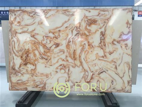 Artificial Onyx Marble Slabs Panels Exclusive Marble Manufacturer For