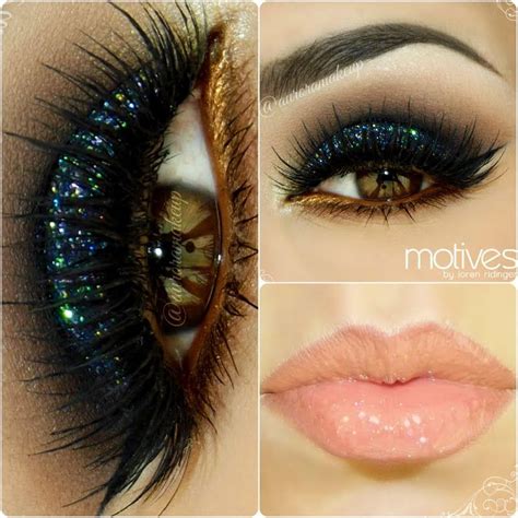 This Blue Sparkly Look Will Surely Bring Out Your Brown Eyes You Are