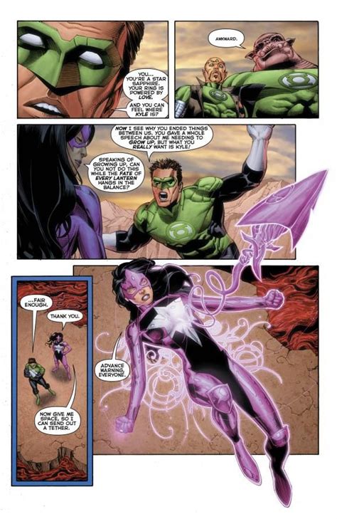 Comic Excerpt True Love Between Green Lantern And Star Sapphire