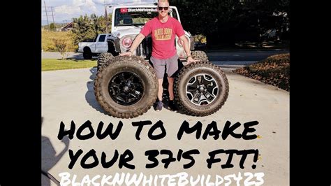 How far is 37 inches in meters? HOW TO FIT 37 INCH TIRES - YouTube