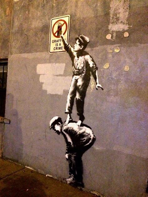 Graffiti Artist Banksys First Nyc Work Since 10 Vandalized Ny Daily