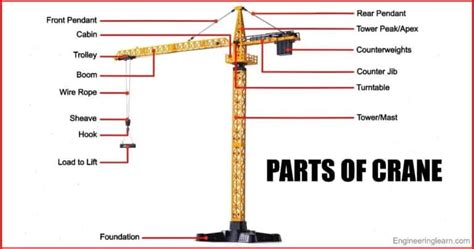 20 Parts Of Crane And Their Functions Complete Guide Engineering Learn