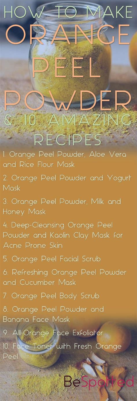 Orange Peel Powder Benefits For Your Skin And 10 Amazing Recipes Ev