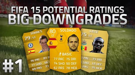 FIFA POTENTIAL PLAYER RATINGS BIGGEST DOWNGRADES YouTube