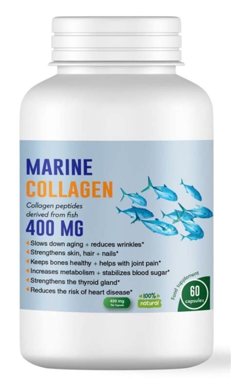 Морски колаген против стареене мг капсули BulgarHerbs bg