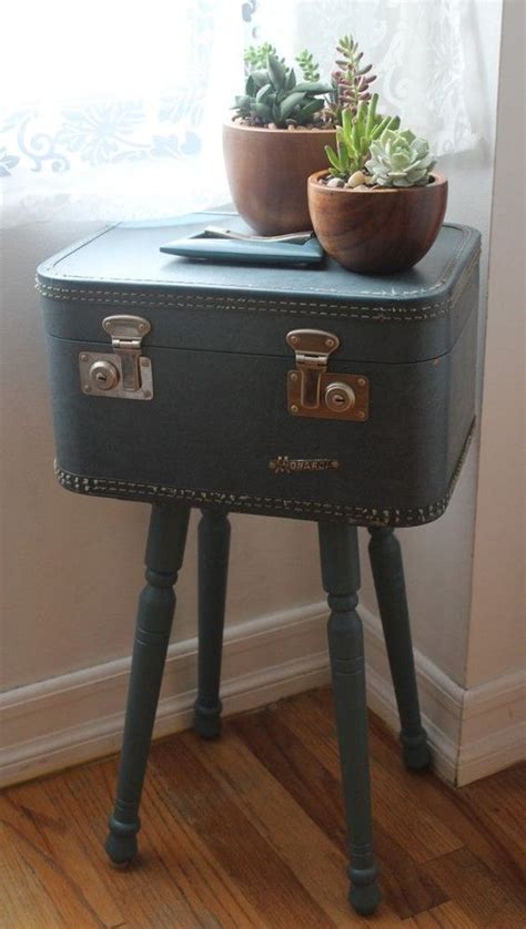10 Diy Storage Ideas For Your Small Apartment Vintage Suitcase Table