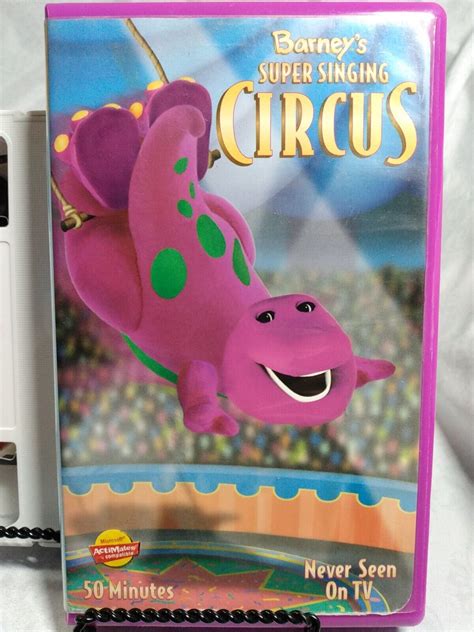 Barney Friends Super Singing Circus VHS Grelly USA