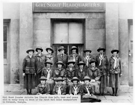 Girl Scouts Of The Usa Archival Item Juliette Gordon Low Poses With
