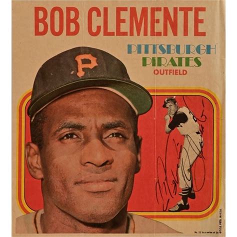 Pittsburgh Pirates Roberto Clemente Signed Print