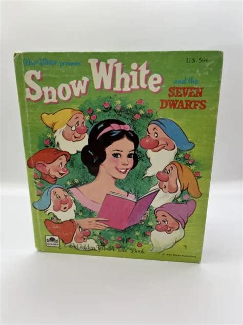 Vintage Walt Disney Tell All Tale Snow White And The Seven Dwarfs 1957